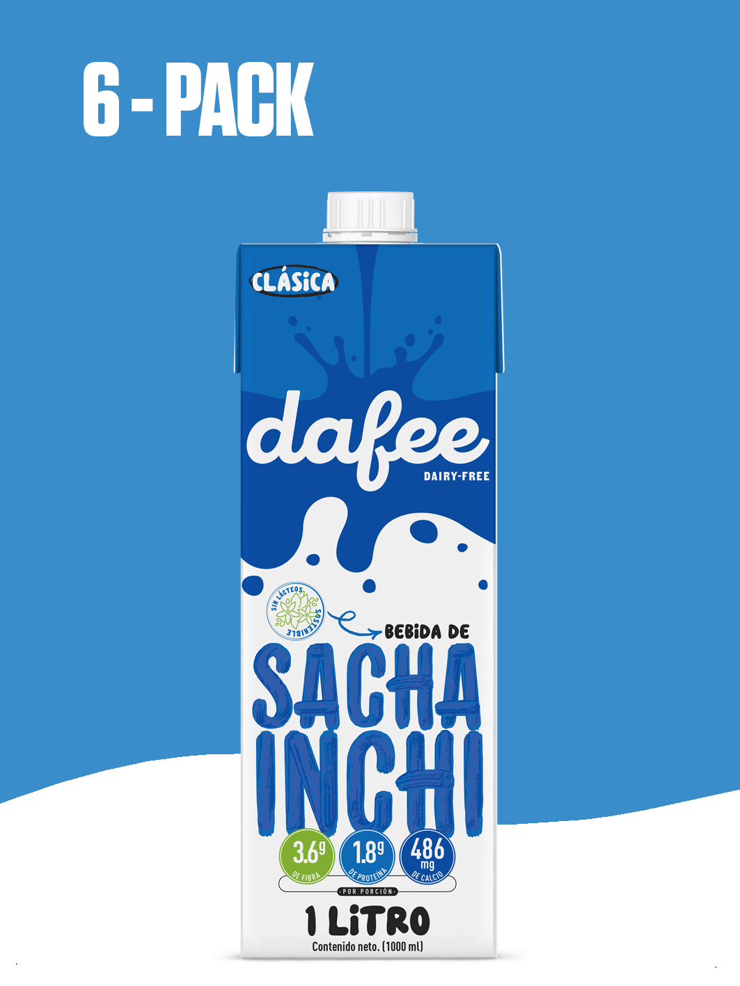 Dafee - Bebida de Sacha Inchi 1000ml (6-Pack)